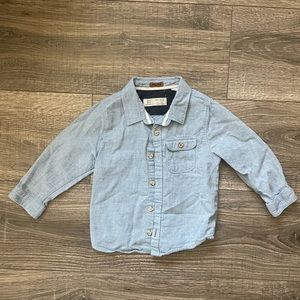 Zara baby button up shirt